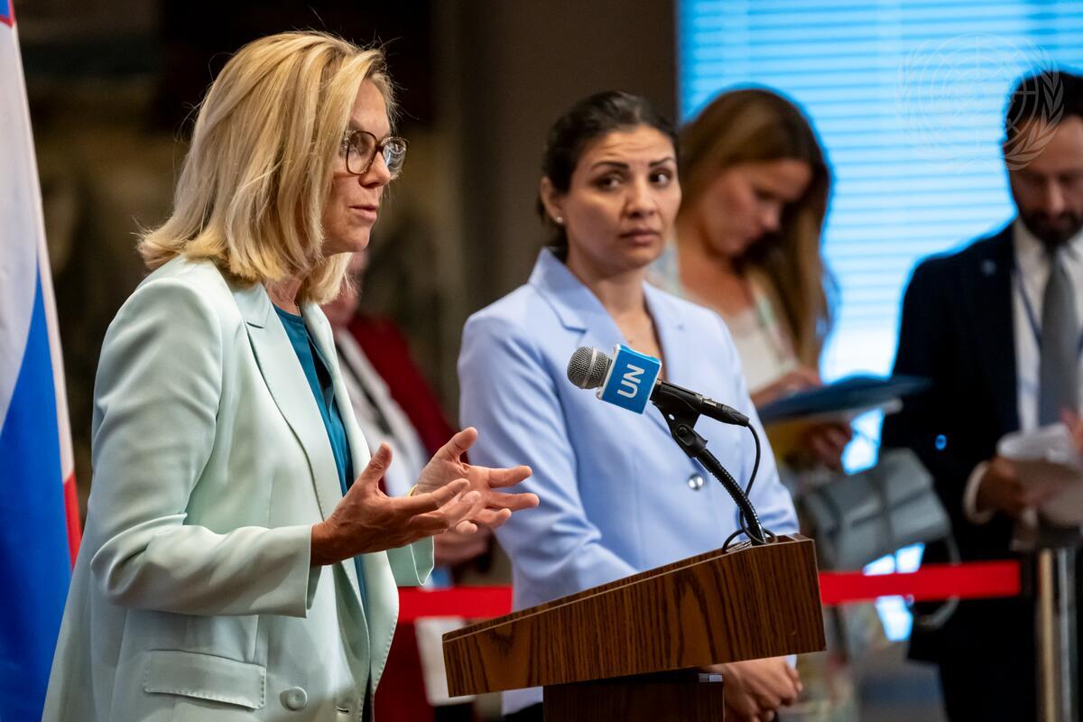 Senior Humanitarian and Reconstruction Coordinator for Gaza Briefs Press after Security Council