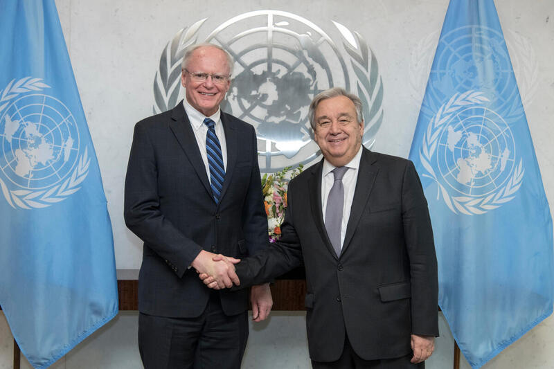 Secretary-General Meets US Special Representative for Syria Engagement