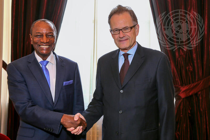 Acting Head of UNOG Meets Guinean President