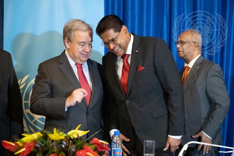 Secretary-General and President of Suriname Joint Press Conference