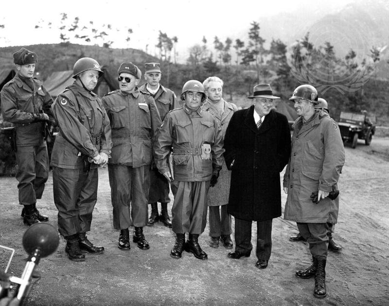 Mr. Cordier Visits Unified Forces in Korea