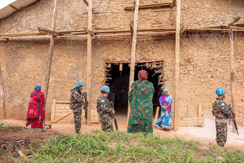 MONUSCO Peacekeepers on Area Domination Patrols