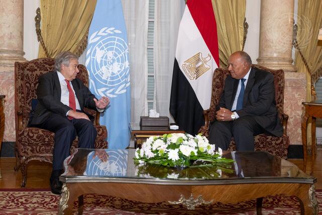 Secretary-General Meets with Minister for Foreign Affairs of Egypt