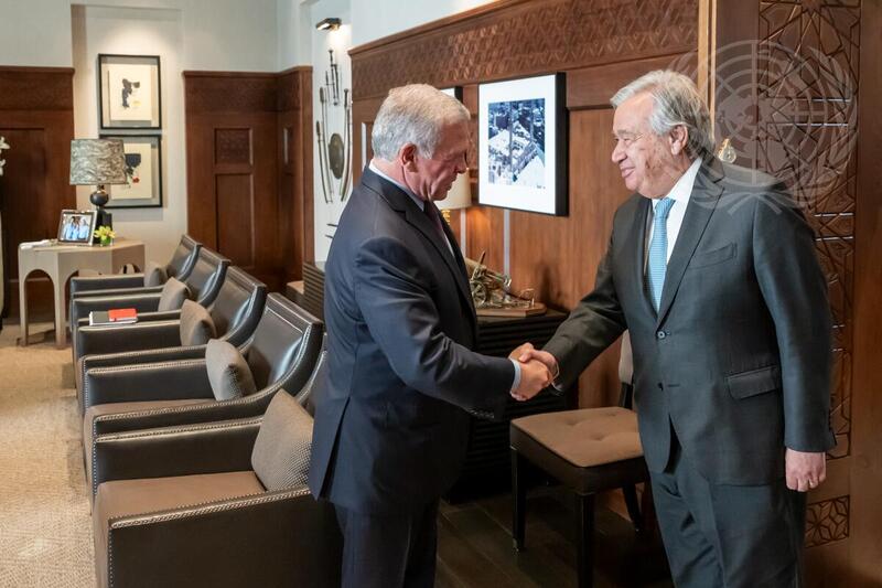 Secretary-General Meets with King of Jordan