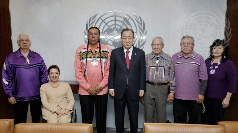 Secretary-General Meets Representatives of Haudenosaunee Peoples