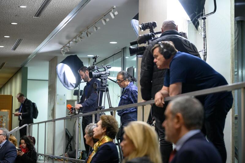 President of Security Council Briefs Press on Climate, Peace and Security and Protection of Civilians