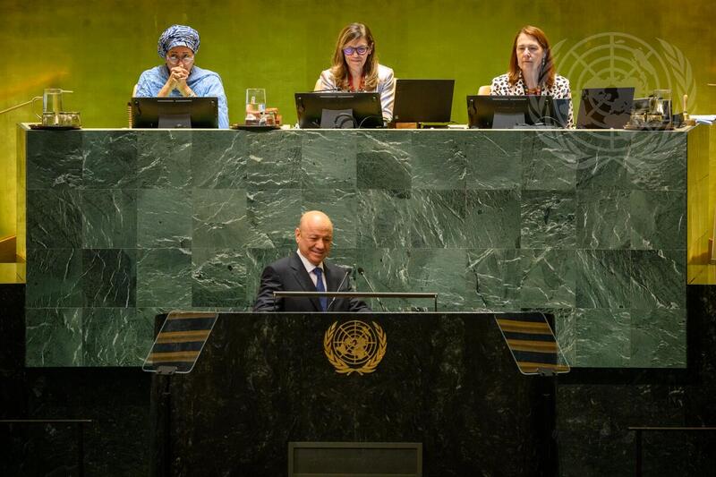 President of Presidential Leadership Council of Yemen Addresses 79th Session of General Assembly Debate