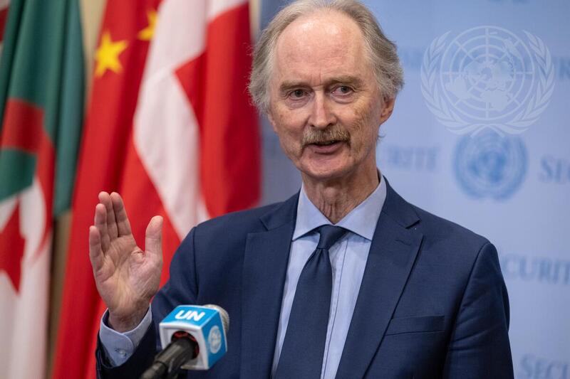 Special Envoy of Secretary-General for Syria Briefs Press
