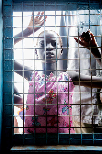Displaced Child at Protection of Civilians Camp in Juba, South Sudan