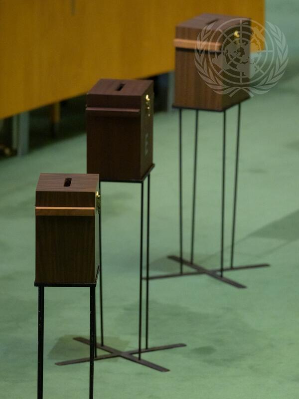 General Assembly Holds Election of Non-permanent Members of Security Council