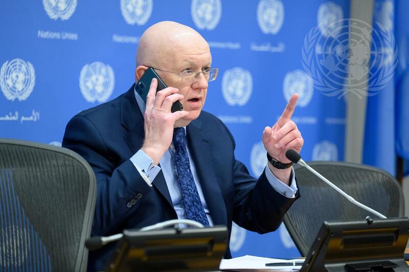 Permanent Representative of Russian Federation Briefs Press