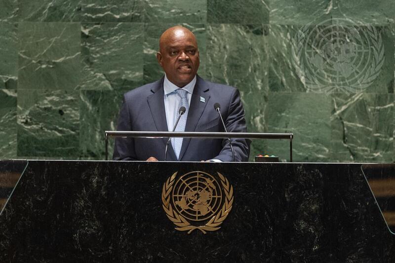 President of Botswana Addresses UN 2023 Water Conference