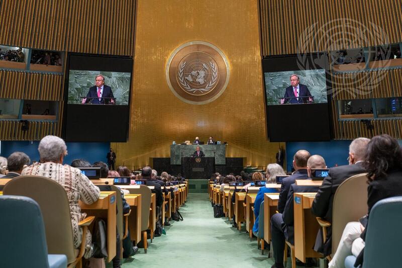 Secretary-General Addresses Opening of Debate of 77 Session of General Assembly