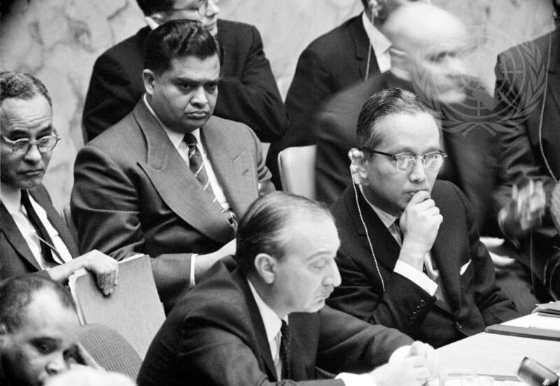 At Meeting of the United Nations Security Council