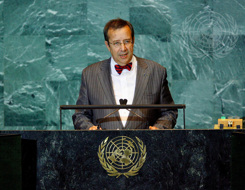 President of Estonia Addresses General Assembly