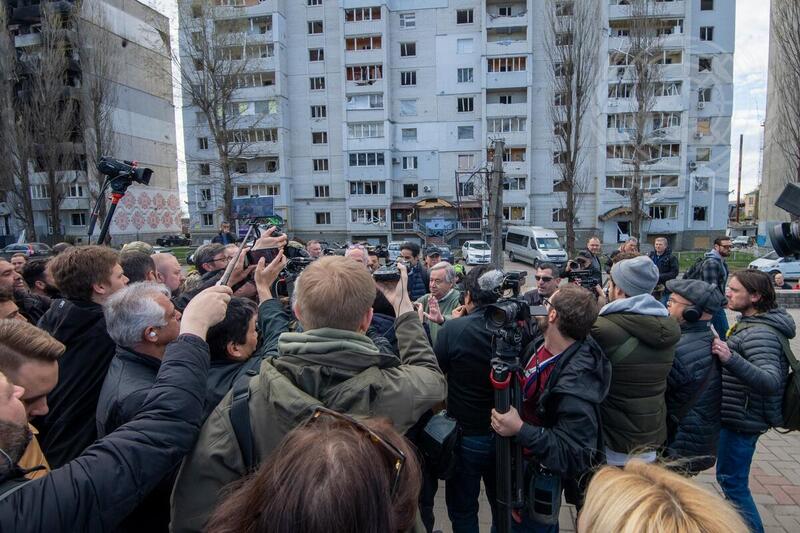 Secretary-General Visits Borodyanka, Ukraine