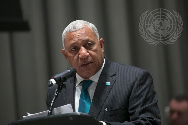 Prime Minister of Fiji Addresses Opening of MDGs Event
