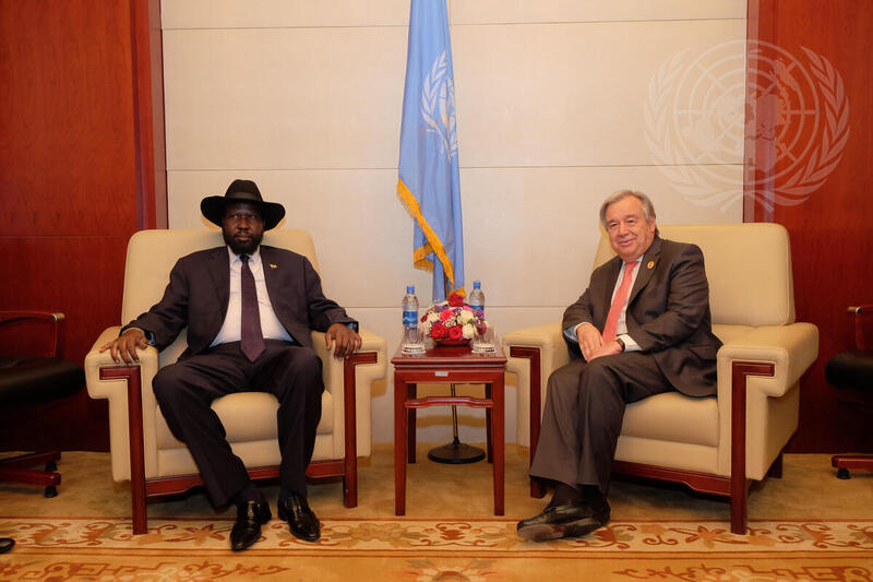 Secretary-General Meets President of South Sudan