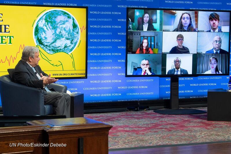 Secretary-General Holds "State of the Planet" Lecture at Columbia University