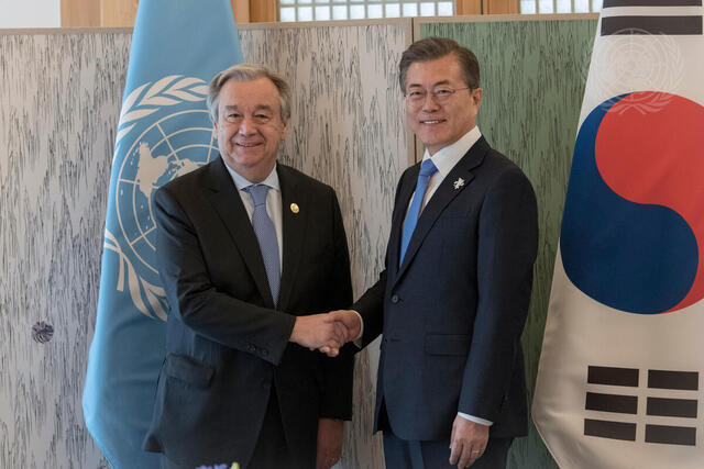 Secretary-General Meets President of Republic of Korea