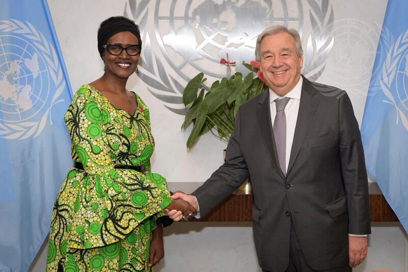 Secretary-General Swears in Executive Director of UNAIDS