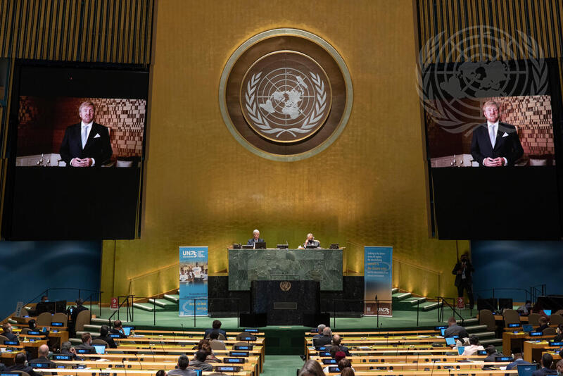 General Assembly Holds High-level Meeting to Commemorate 75th Anniversary of United Nations