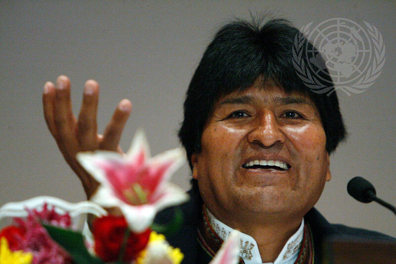 President of Bolivia Addresses Indigenous Forum on Climate Change