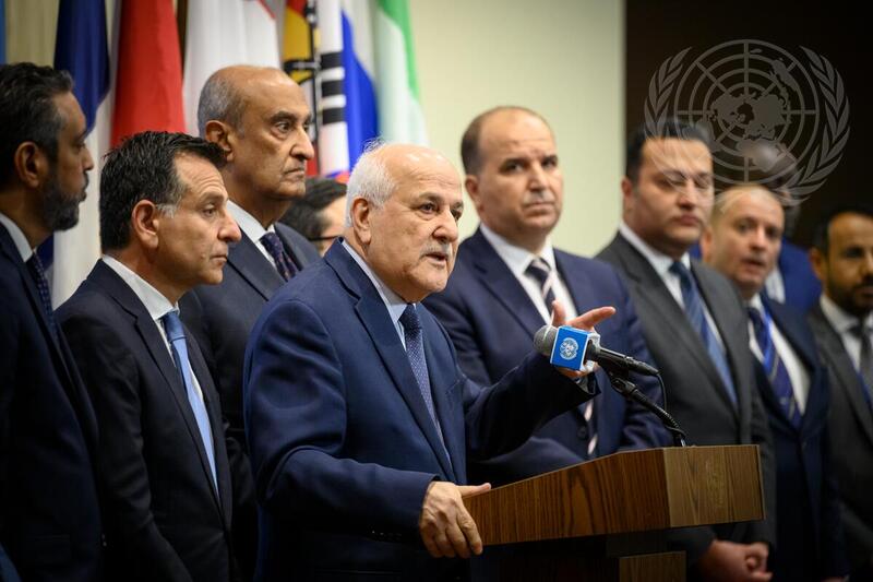 Permanent Representatives of Arab Group Briefs Press on Situation in Gaza