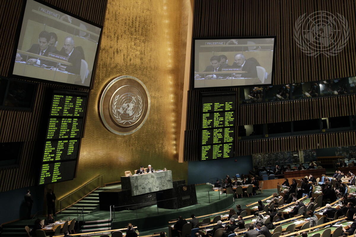 General Assembly Takes Up Discussion on Syria | UN Photo
