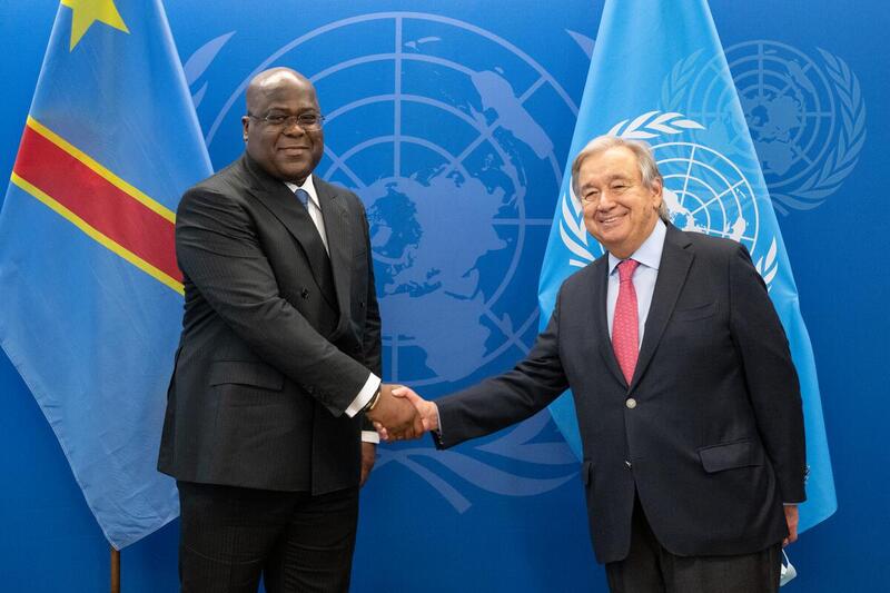 Secretary-General Meets with President of Democratic Republic of Congo