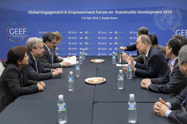 Secretary-General Meets with Former Secretary-General Ban Ki-Moon