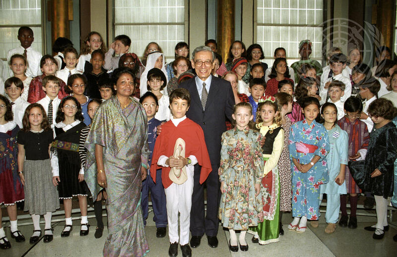 Pope John Paul II Visits United Nations