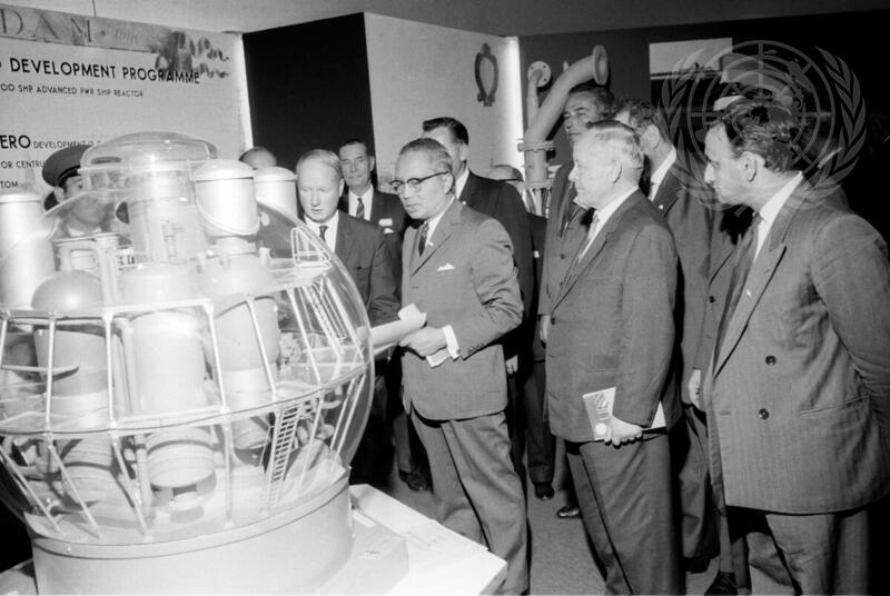 Peaceful Uses of Atomic Energy Exhibition Opens in Geneva