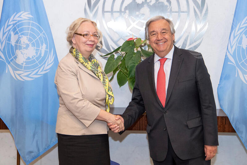 Secretary-General Meets Director-General of UN Office at Geneva
