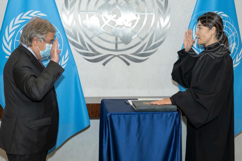 Swearing-in Ceremony for United Nations Appeals Tribunal Judge