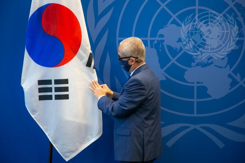 Scene at UN Headquarters during 76th General Assembly | UN Photo