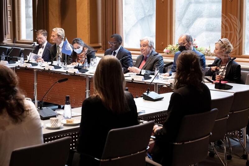 Secretary-General Visits Swedish Parliament