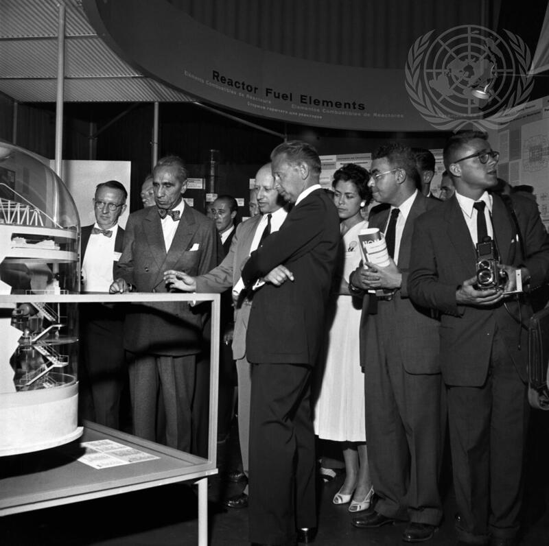 Opening of the Atoms for Peace Exhibits at Geneva