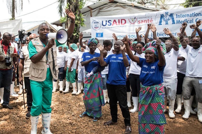 Secretary-General Visits Mangina Ebola Treatment Centre in DR Congo