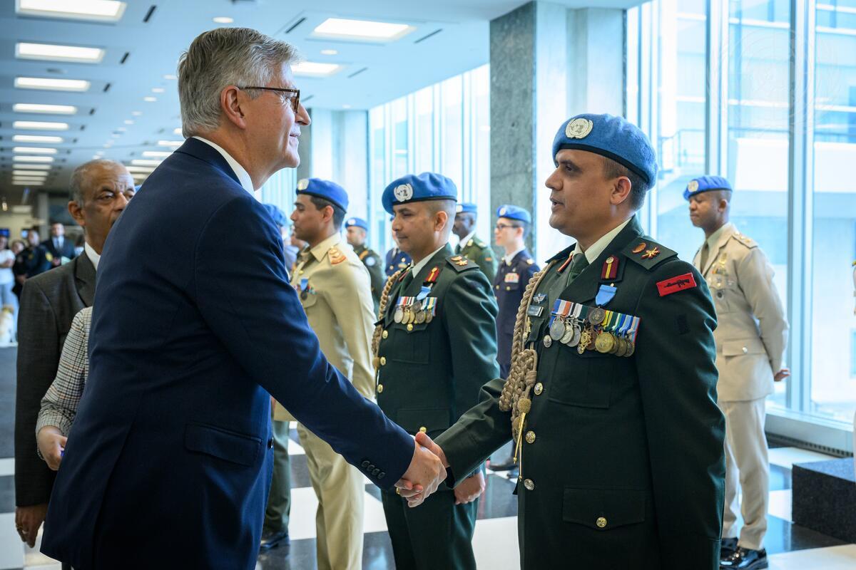 Peacekeeping Military Police Medal Award Ceremony