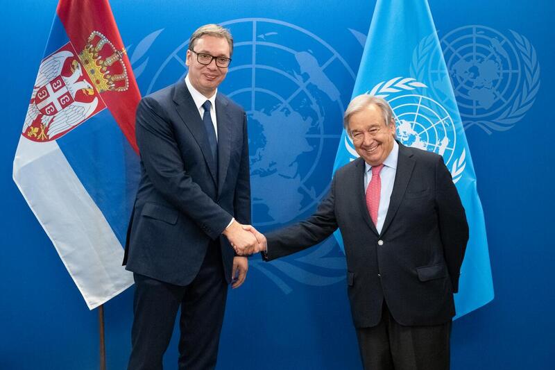 Secretary-General Meets with President of Serbia