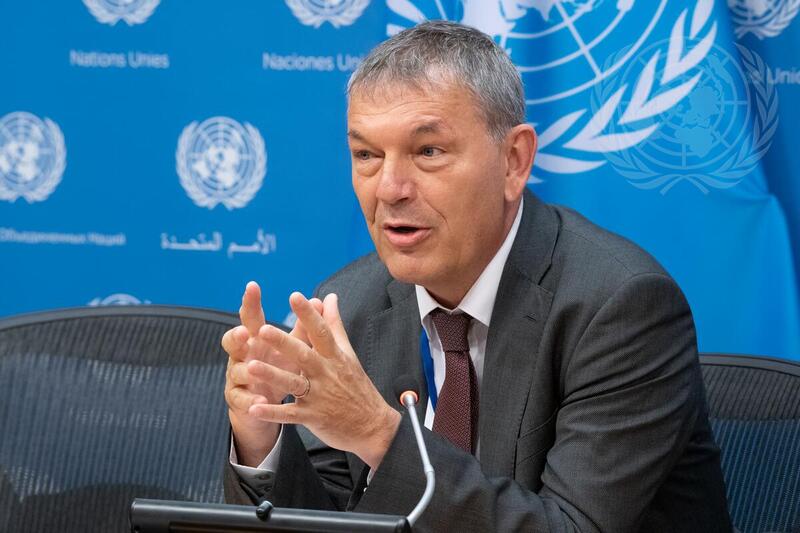 Commissioner-General of UNRWA Briefs Press
