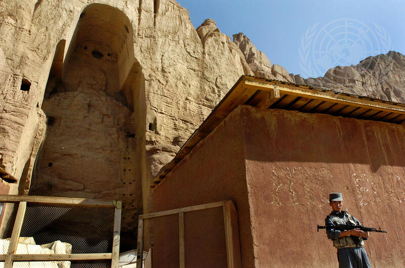 Remains of the Buddhas of Bamyan
