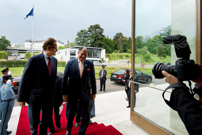 President of Costa Rica Visits UNOG