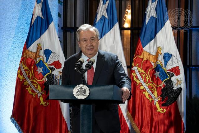 Secretary-General Visits Santiago, Chile