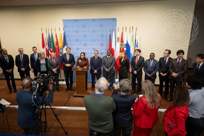 President of Security Council Delivers Statement on Safety and Security of UN Personnel in Gaza