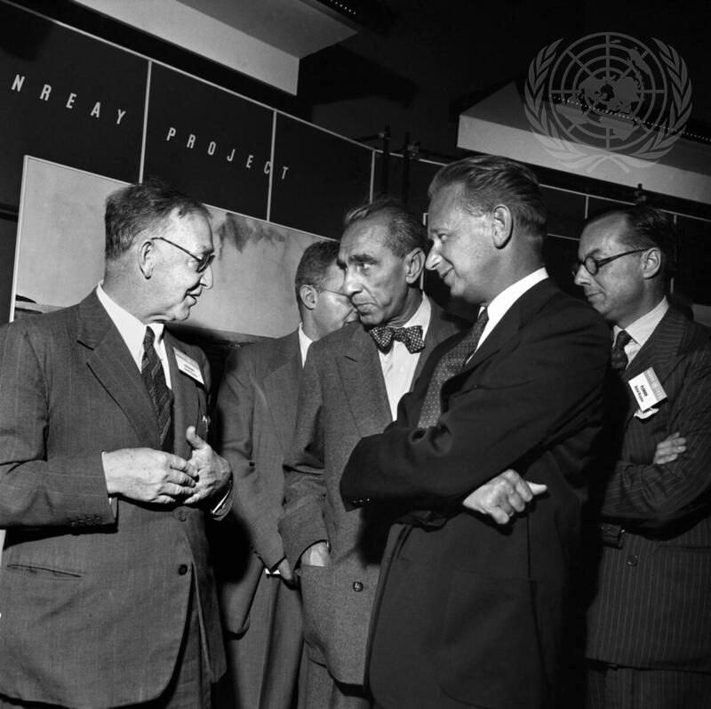 Opening of the Atoms for Peace Exhibits at Geneva