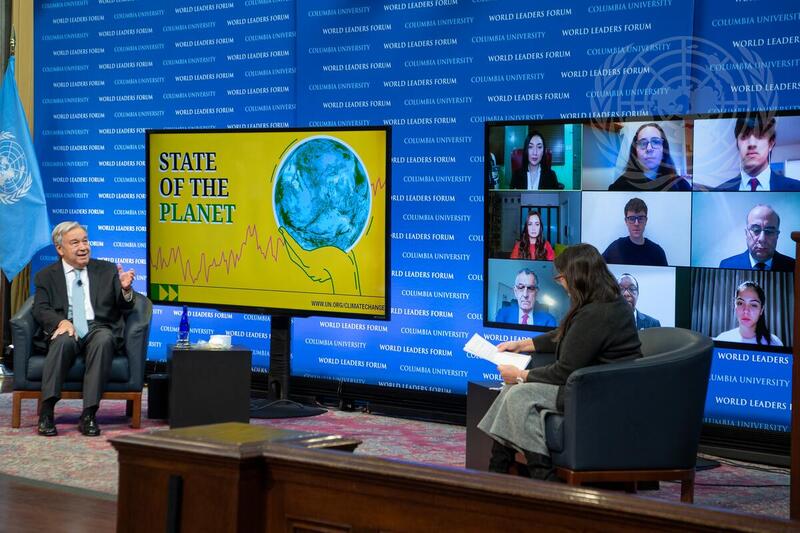 Secretary-General Holds "State of the Planet" Lecture at Columbia University