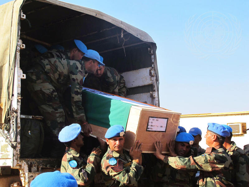 Fallen Peacekeepers Arrive in Juba