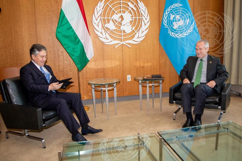 President of General Assembly Meets Foreign Minister of Kyrgyz Republic